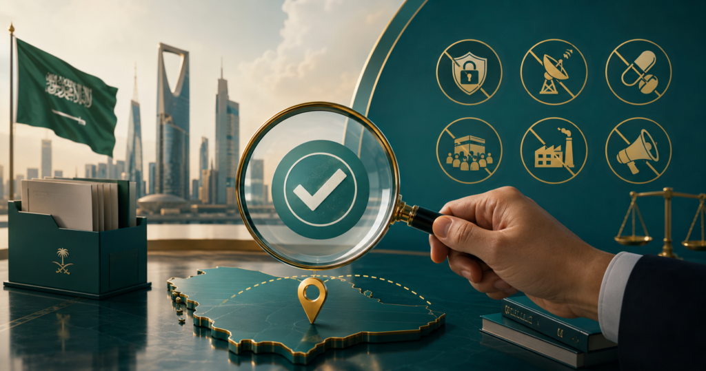 الأنشطة المستثناة من الاستثمار الأجنبي في السعودية 2026