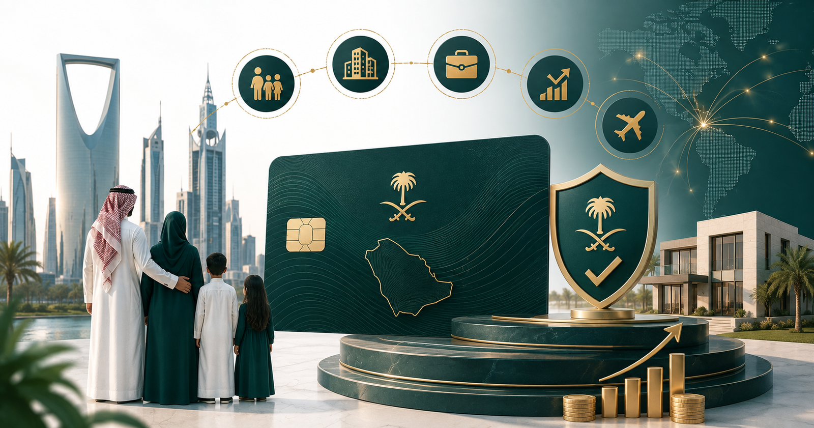 الإقامة المميزة في السعودية - الدليل الشامل 2026 (7 أنواع)