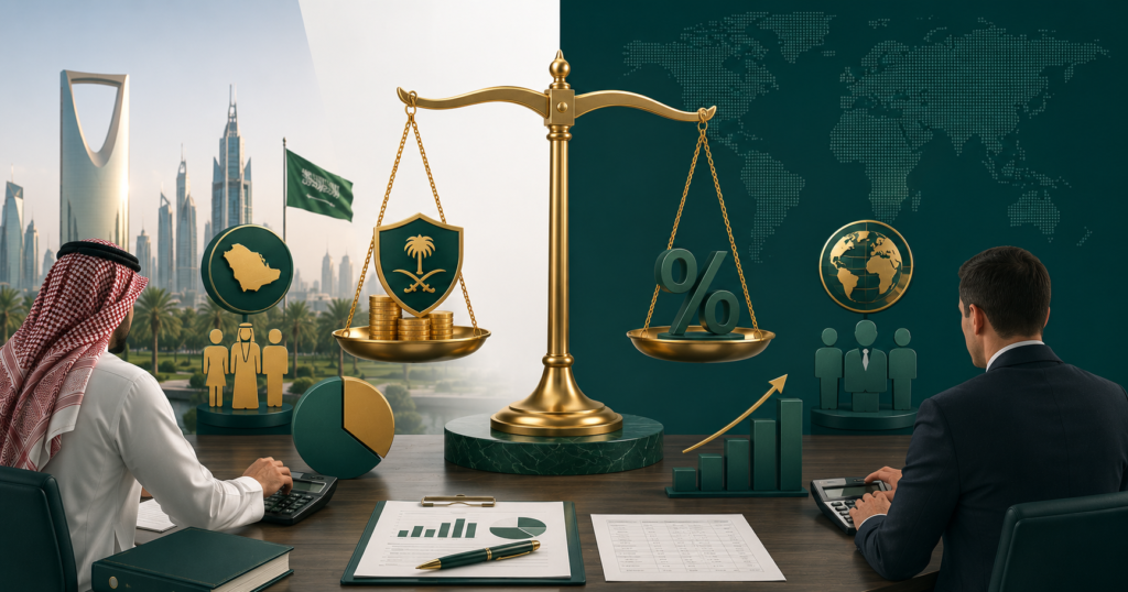 الزكاة وضريبة الدخل على الشركات في السعودية 2026 - الفرق الكامل